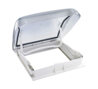 Dometic Mini Heki Style roof vent/skylight, 400 x 400 mm, 43-60 mm Roof Thickness