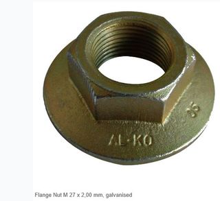 AL-KO flange nut, M27 x 2.00 mm, galvanised