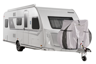 Hindermann Bike Cover for 2 E-bikes for drawbar carrier