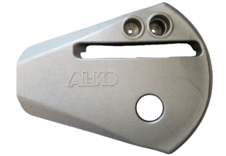AL-KO triangular cover for drawbar, silver, plastic