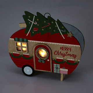 Light-up Christmas Caravan