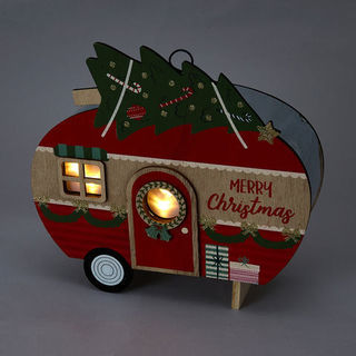 Light-up Christmas Caravan