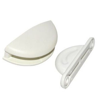 FAWO Oval Door Clamp PLOPP, white