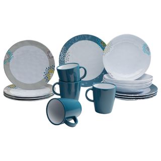 Brunner Melamine Tableware Set Belfiore for caravans and motorhomes