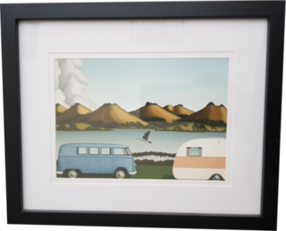 Caravan & Van Framed Print Evolution 1200cc by Hamish Allan