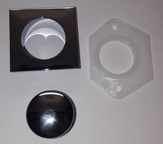 Hobby 15mm Push lock silver