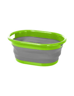 Brunner Lotus Green Folding Washing Basket