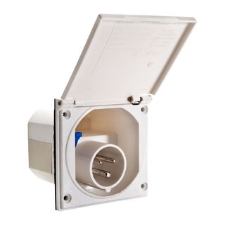 ABL Caravan CEE Supply socket with lid