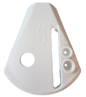 AL-KO triangular cover for drawbar, white, plastic