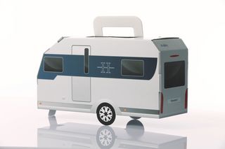 Hobby DIY Cardboard Caravan Model