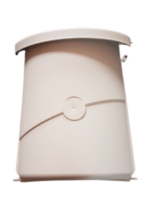 Hobby Caravan Entrance Door Rubbish Bin, Beige