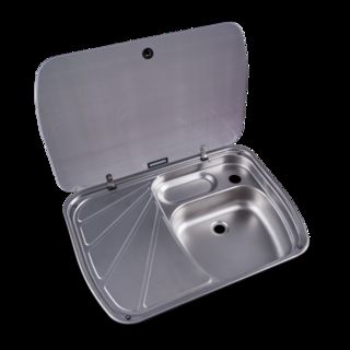 Dometic Flush Mounted Sink with Drainer, 600 x 445 mm