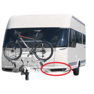 Hobby Caravan 2014-2019 Front Left Positioning Light Holder Cover
