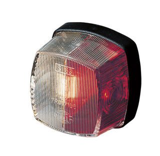 Hella Square Position Light Red/Clear