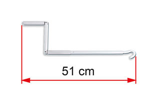 Fiamma Awning Crank Handle Short, 51cm