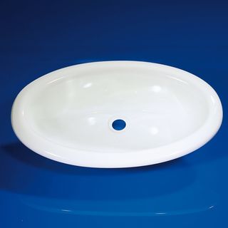 Comet White Oval Sink 450 × 275 × 150mm