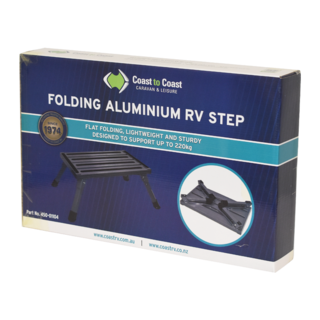 Coast Folding Aluminium Single Step (220kg Capacity)