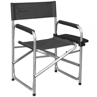 Isabella Directors Chair with Side Table, Dark Grey