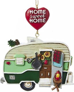 Caravan Home Sweet Home Christmas Ornament