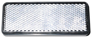Clear reflectors for caravans/motorhomes, 95x 38mm, set of 2