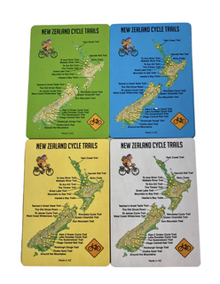 New Zealand Cycle Trails Fridge Magnet