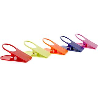 Gimex table clips, glass and cup holder, various colours