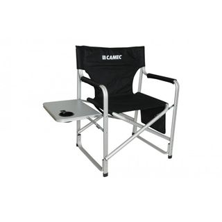 Camec foldable Aluminium Camping Directors Chair With Table