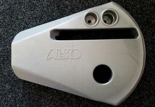 AL-KO triangular cover for drawbar, silver, plastic
