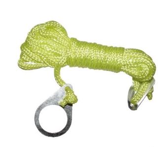 4x Guy ropes for tents/awnings neon yellow high visible 4 meters