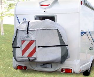 Zoeken Smash Kijker Rear Bike Carrier Cover Concept Zwoo for up to 4 Bikes - Moutere Caravans