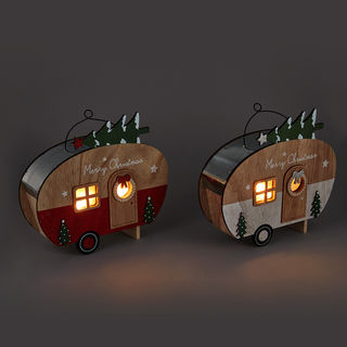 Light-up Christmas Caravan