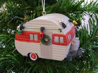 Retro Caravan Christmas Ornament