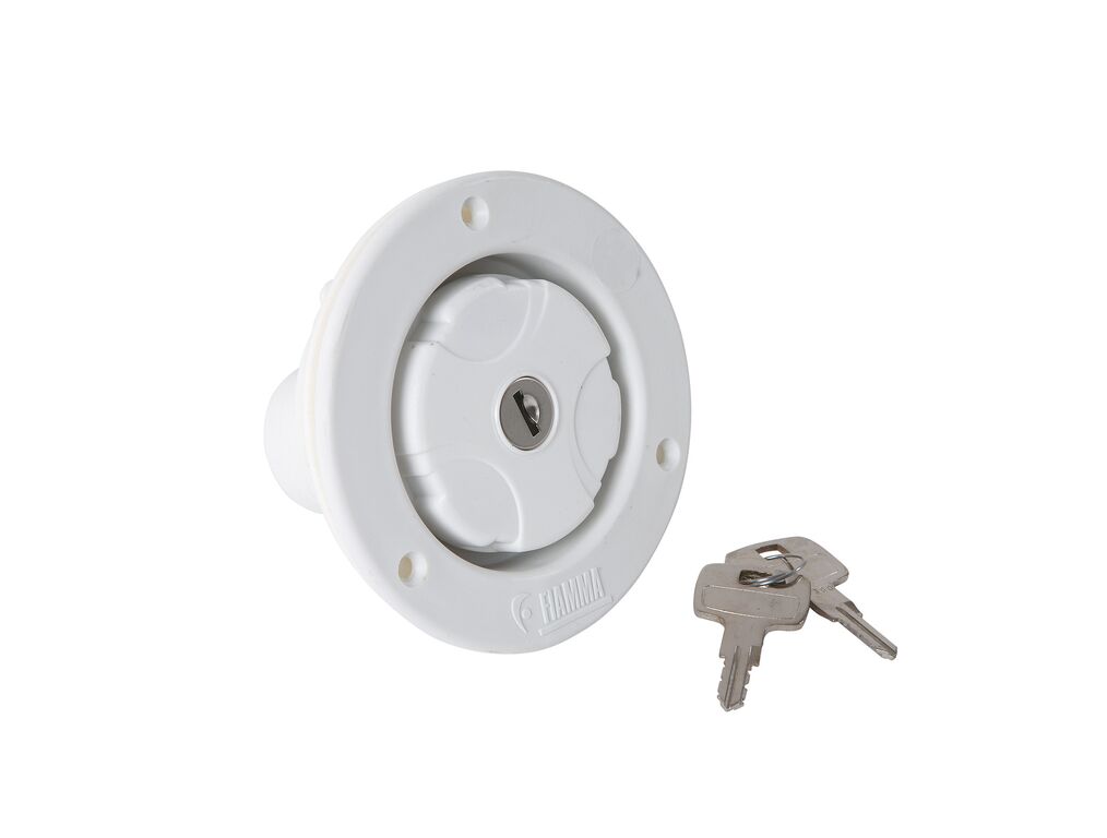 FIAMMA Locking Water Filler Cap White Complete