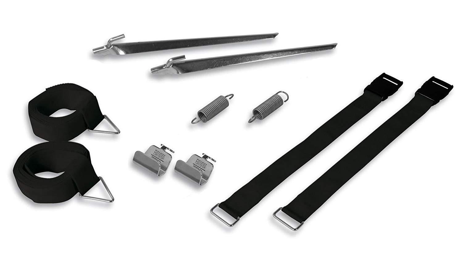 Kit D'ancrage Pour Auvent Fiamma | Fixation Robuste Et Anti-corrosion | Compatible Avec Chambres Privacy | Pour Camping-car Et Caravane