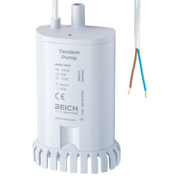 Reich Tandem High Power Twin Submersible Water Pump 12V