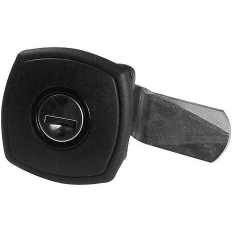 Lock for service door/hatch/locker on caravans, motorhomes