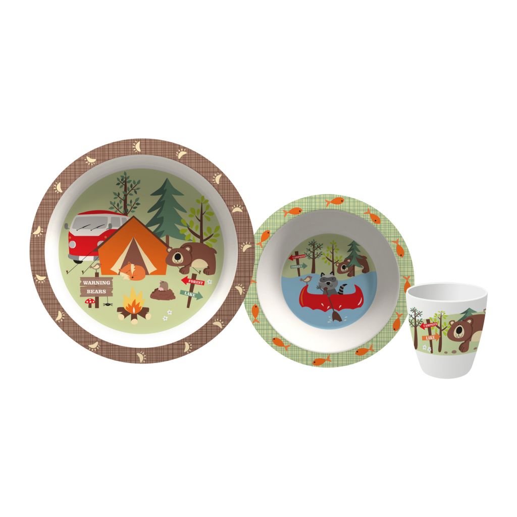 Melamine childrens store tableware
