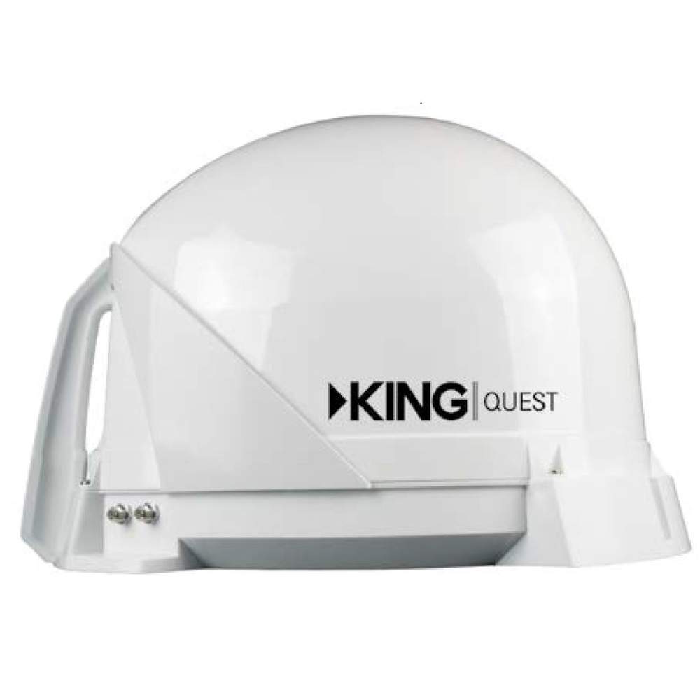 KING Quest, fully automatic satellite dish, white