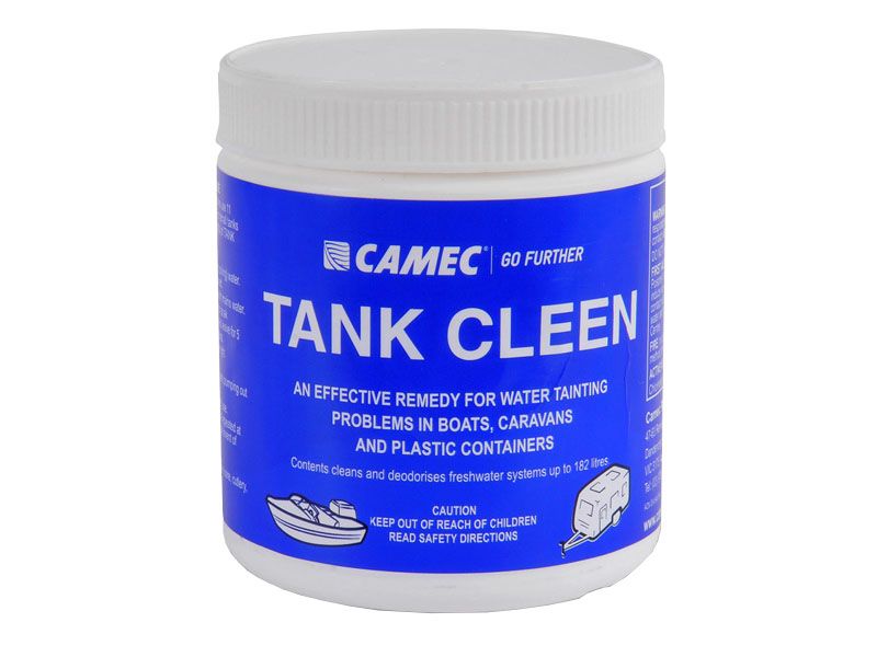 Tank Cleen, water treatment for fresh water tanks, CAMEC