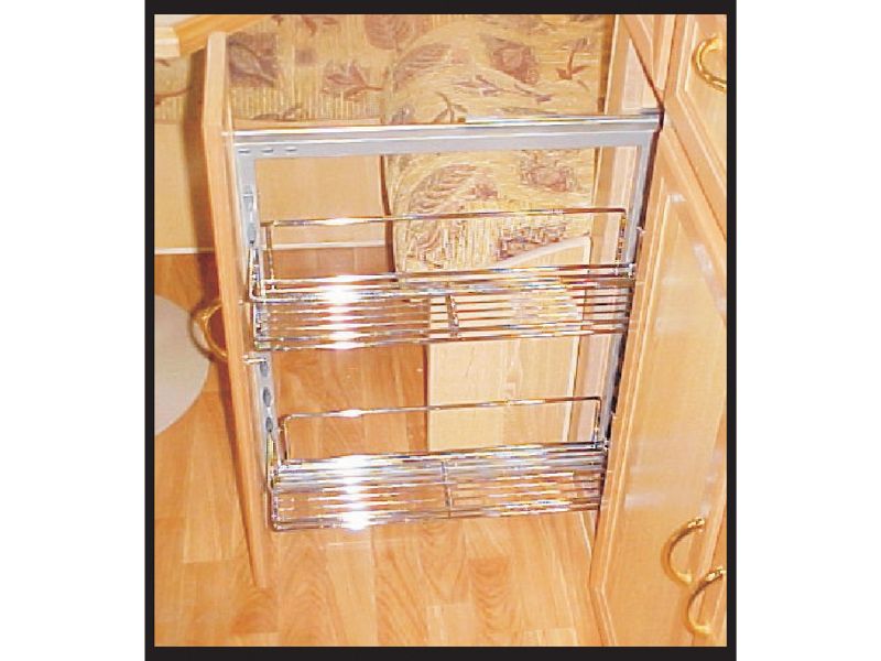 Metal basket for pull out pantry, 200mm, CAMEC