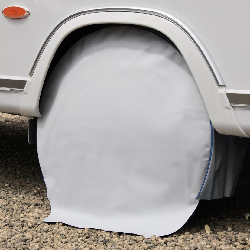 Wheel protection cover for caravans and motorhomes, Tyre Size 15“