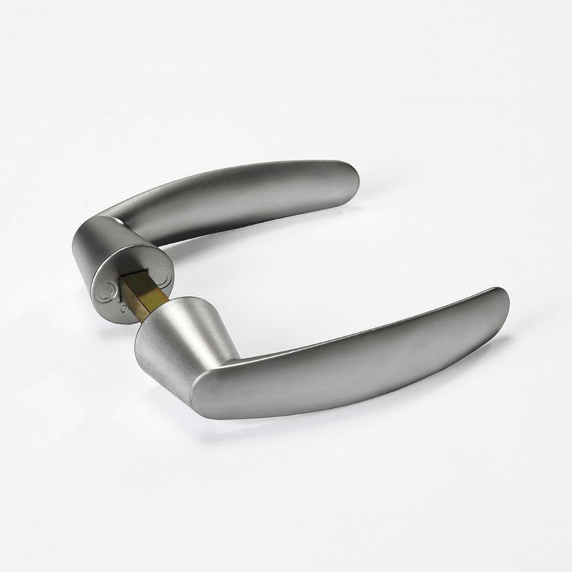 Door handle set for bathroom door in caravans and motorhomes Moutere