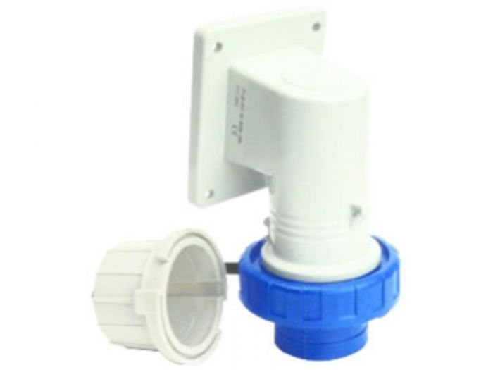 CAMEC Exterior power inlet, angled, 230V, 16 A