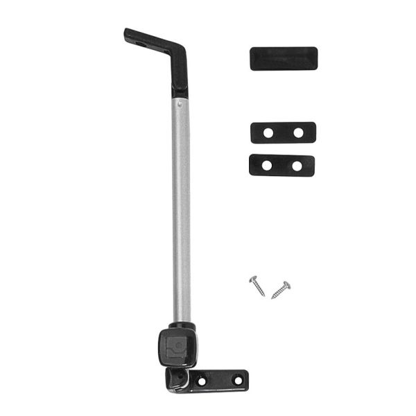Polyplastic window arm, screw on, 4 clicks,  210mm