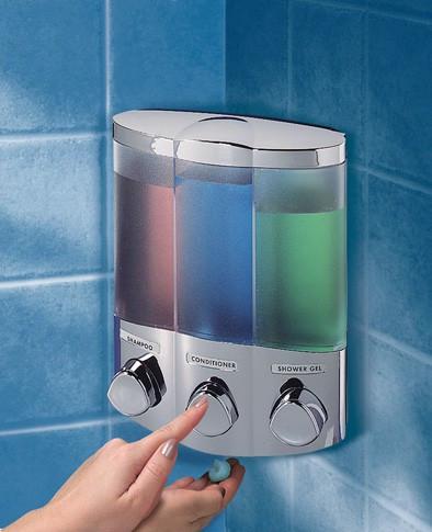 Better Living Aviva Corner Trio Soap Dispenser Chrome