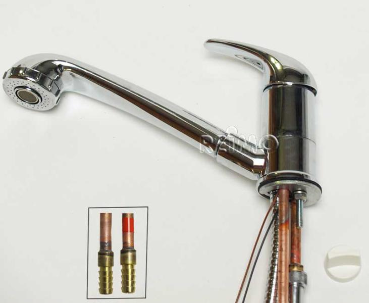 COMET shower tap ROMA with shower LONDON Moutere Caravans