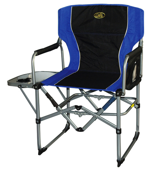 Camp4 Foldable Camping Directors Chair With Side Table