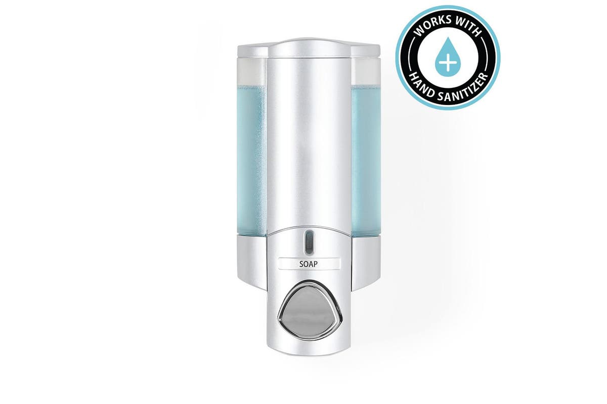 Better Living Aviva 300ml Soap Dispenser Satin Silver Moutere Caravans