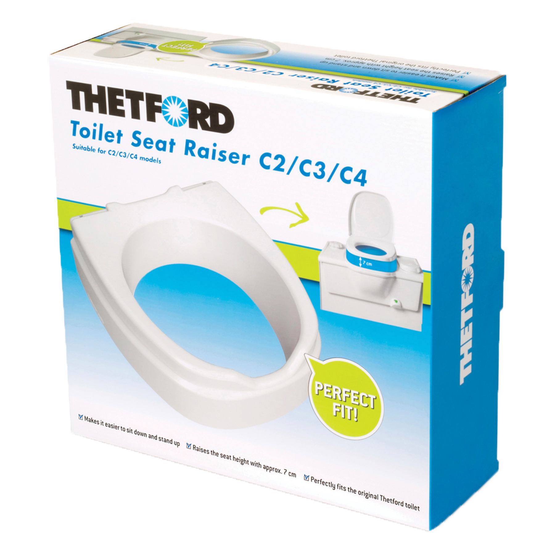 Thetford C2/C3/C4 Toilet Seat Raiser Moutere Caravans