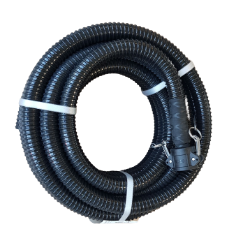 10m Evacuation Dump Hose with 32mm Camlock Fitted